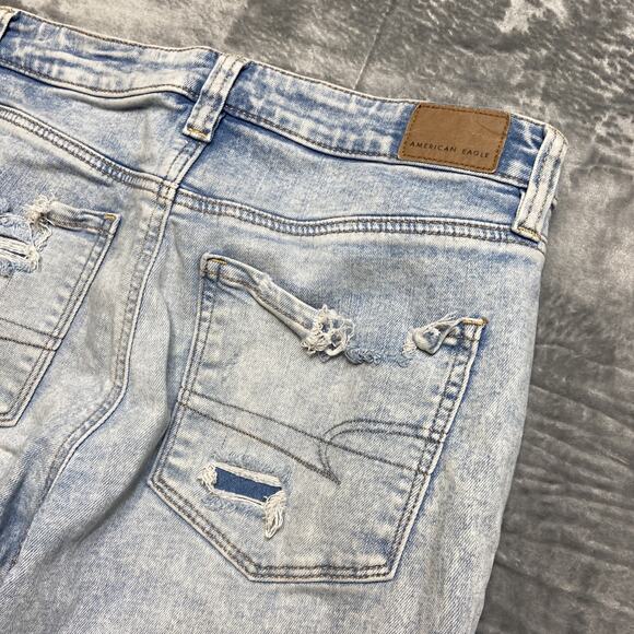 American Eagle Next Level Stretch Distressed Super Hi Rise Jegging Womens 2S - Picture 13 of 14